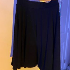 Black skater skirt